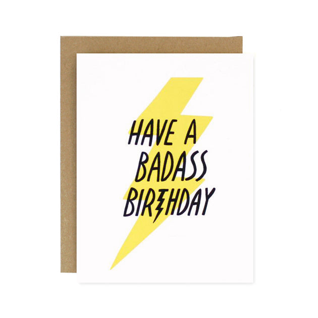 Worthwhile Paper - Badass Birthday Card