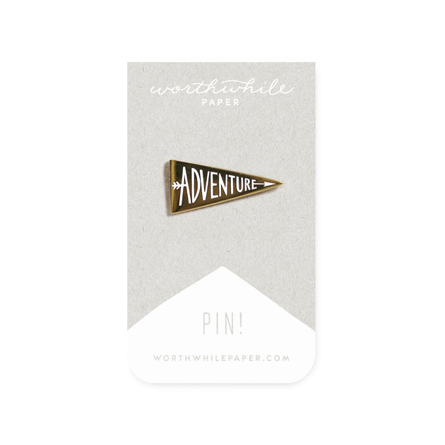 Worthwhile Paper - Adventure Enamel Pin