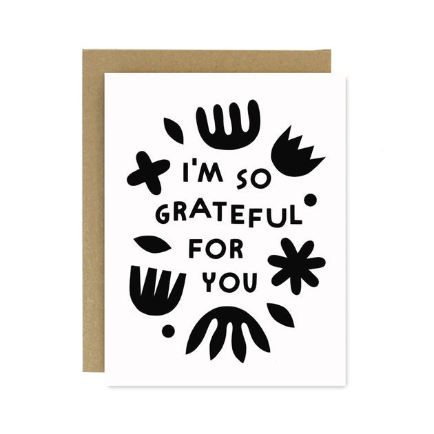Worthwhile Paper - Grateful For You Card