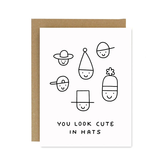 Worthwhile Paper - Cute In Hats Card