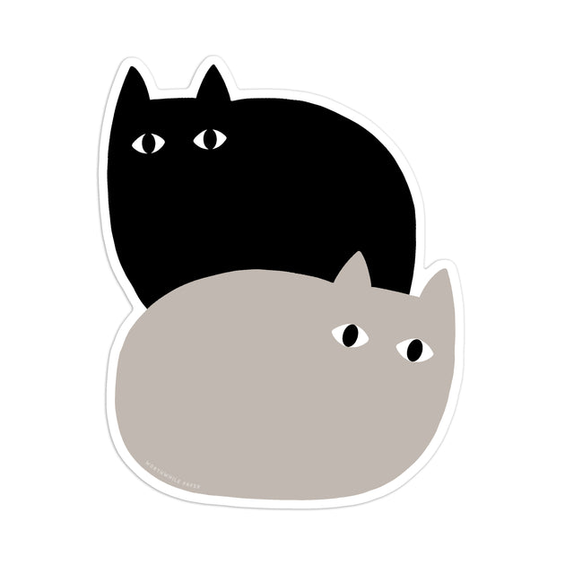 Worthwhile Paper - Loaf Cats Die Cut Sticker