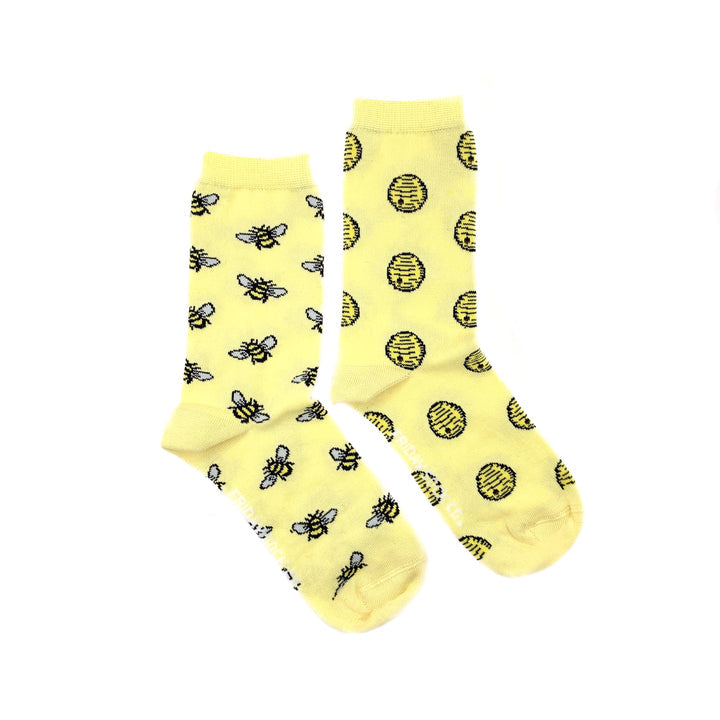 Friday Sock Co. - Women's Bee & Hive Mismatched Socks