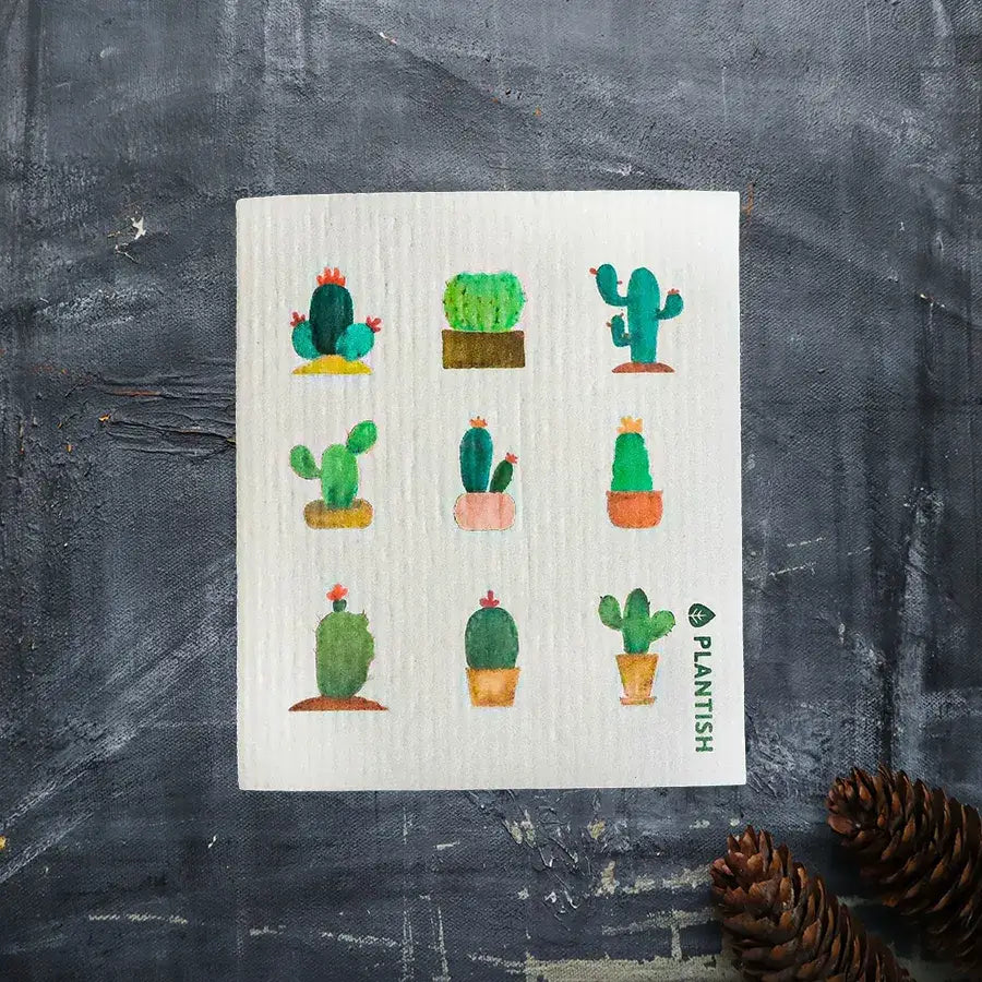 Plantish - Swedish Sponge Cloth (Cactus)