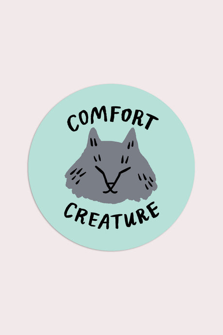 Stay Home Club - Comfort Creature Vinyl Sticker