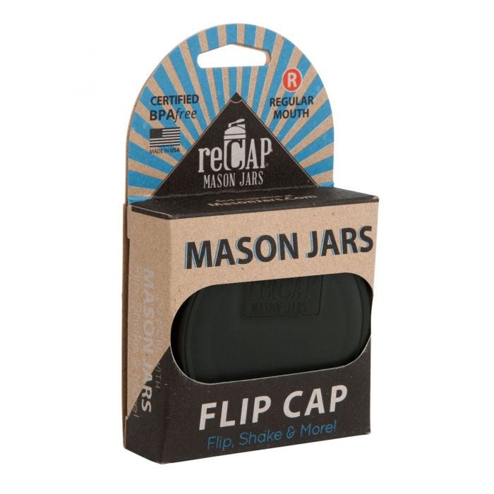 reCAP - Regular Mouth Mason Jar Flip Cap