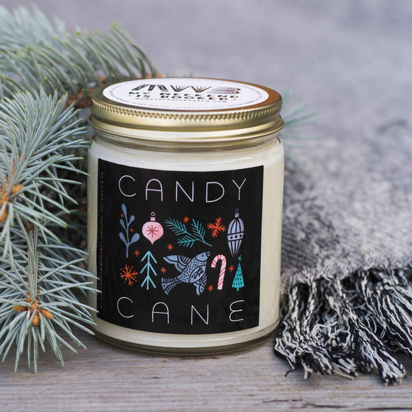 My Weekend is Booked - Candy Cane Natural Soy Candle