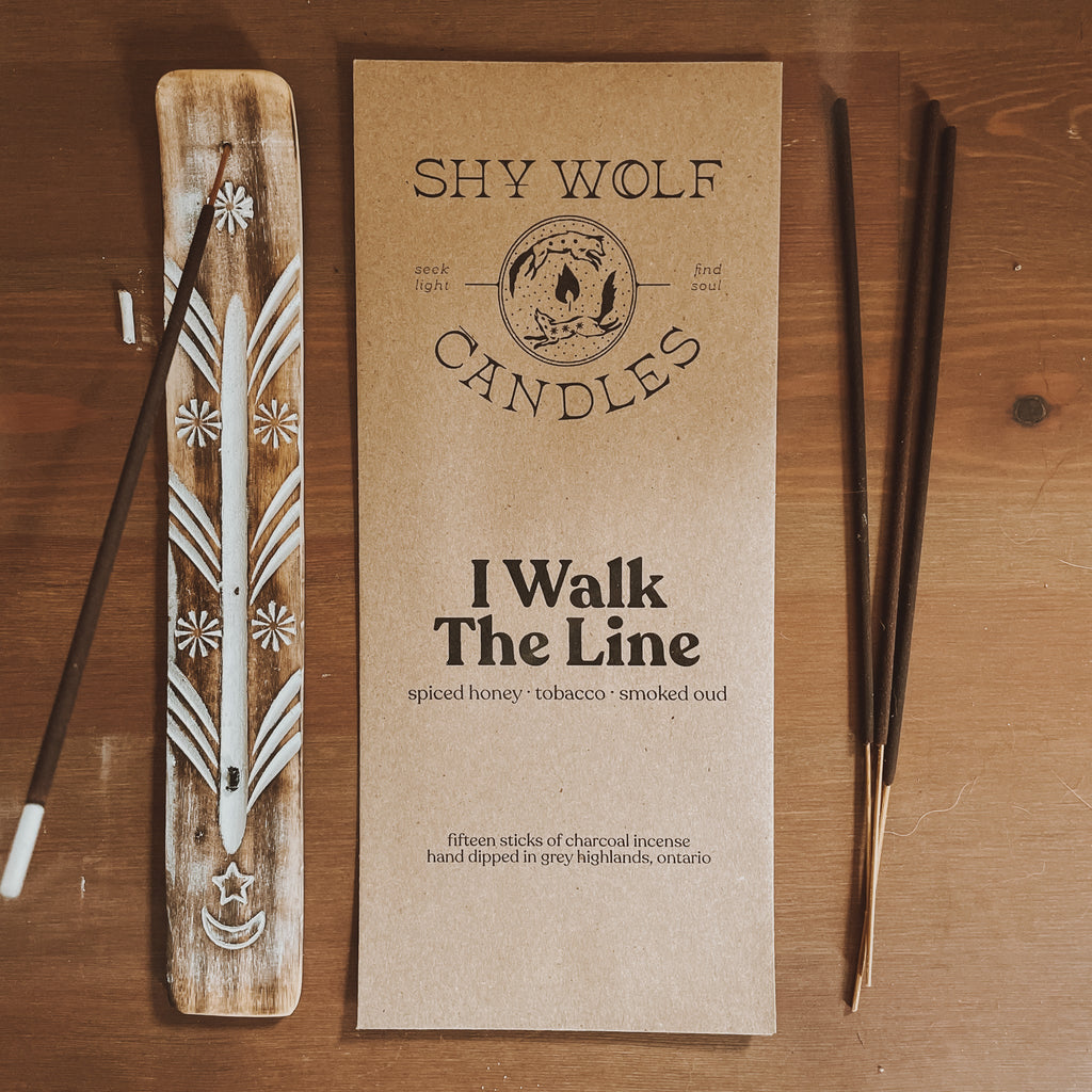 Shy Wolf - I Walk The Line Incense
