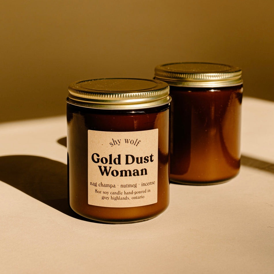 Shy Wolf - Gold Dust Woman Candle