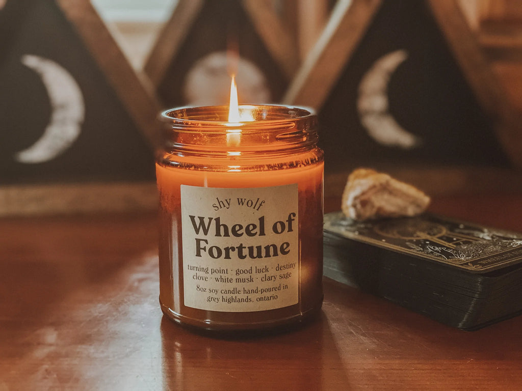 Shy Wolf - The Wheel of Fortune Candle