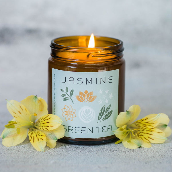 My Weekend is Booked - Jasmine Green Tea Natural Soy Candle