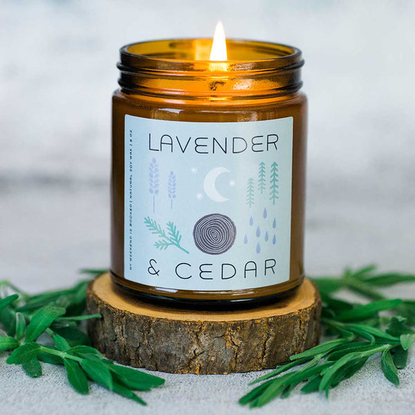 My Weekend is Booked - Lavender & Cedar Natural Soy Candle