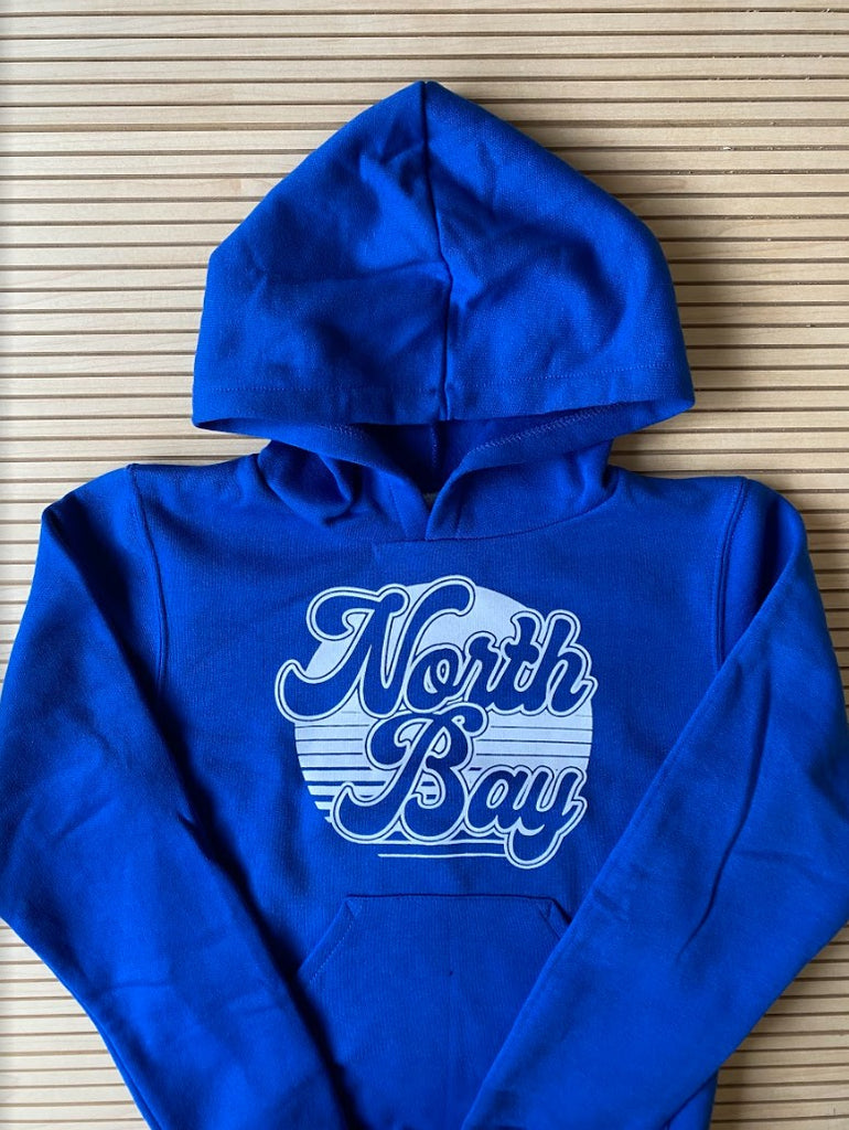 The FARM - NB CHILD/YOUTH Hoodie (White on Royal Blue)