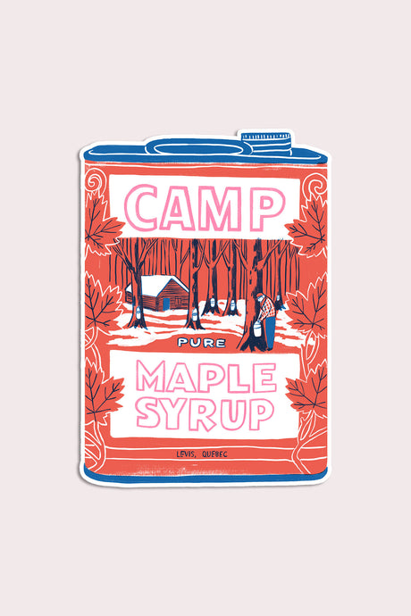 Stay Home Club - Pure Maple Syrup Vinyl Sticker