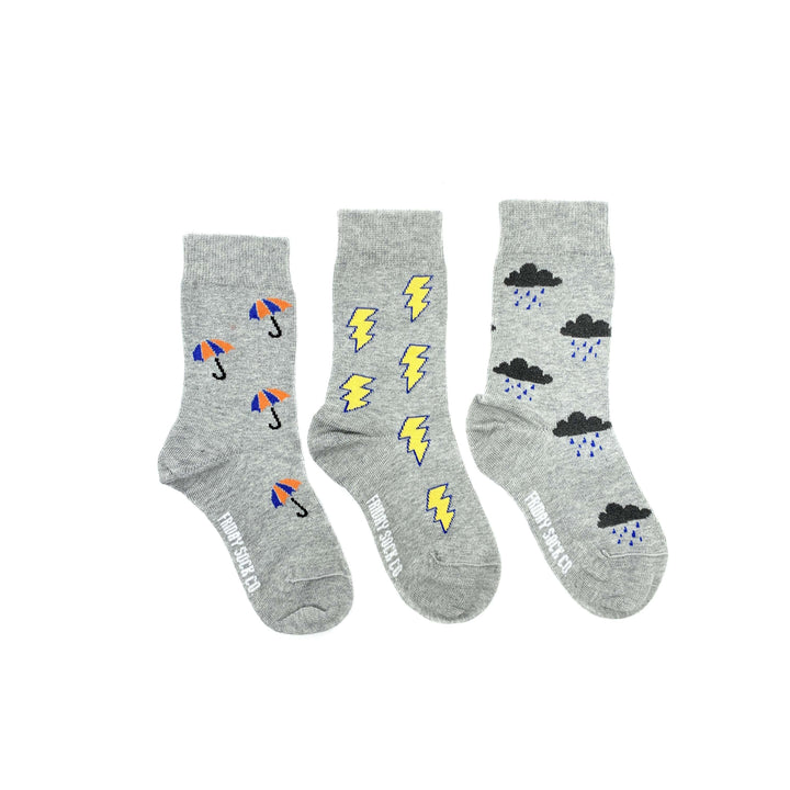 Friday Sock Co. - Kid's Rainy Day Mismatched Socks