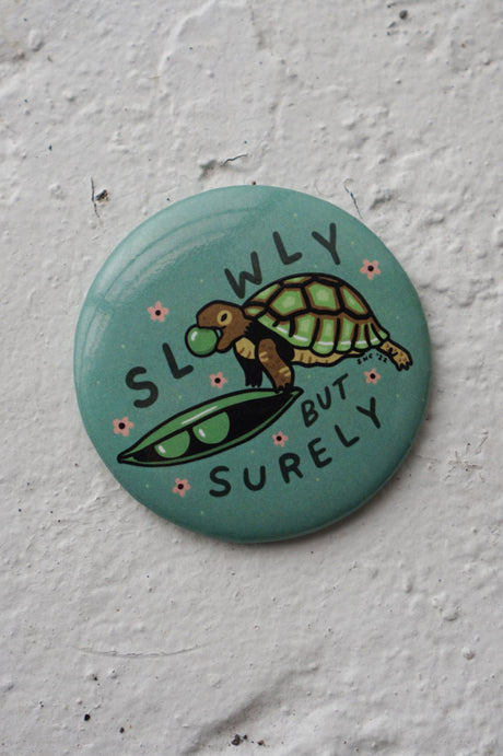 Stay Home Club - Slowly Turtle Magnet