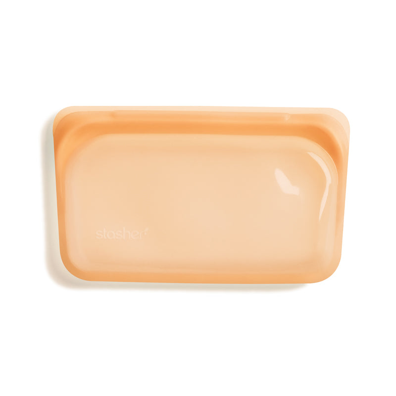 Stasher - Reusable Silicone Snack Bag (Orange)