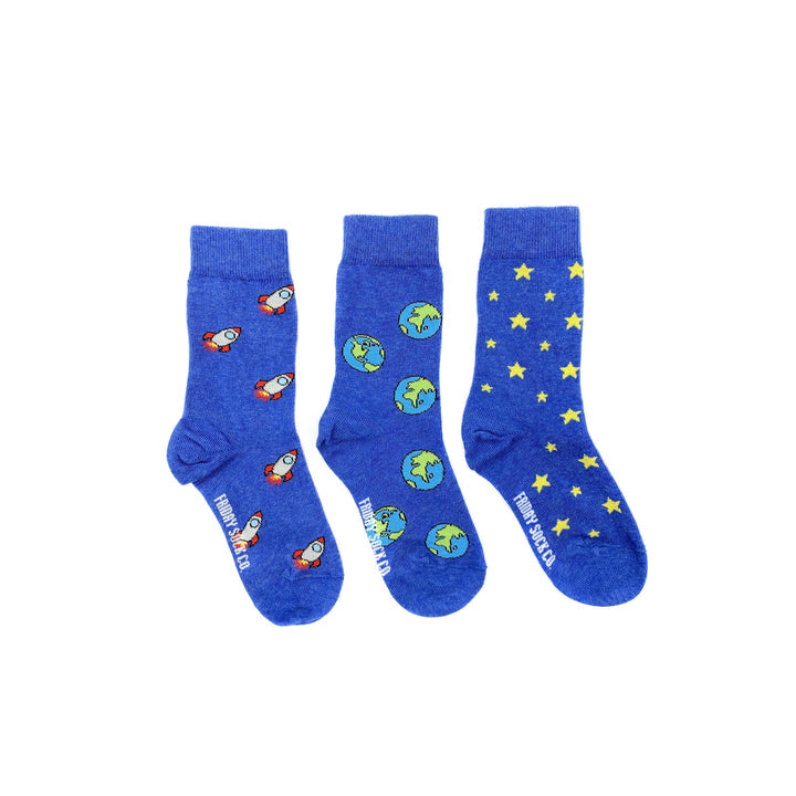 Friday Sock Co. - Kid's Space Mismatched Socks