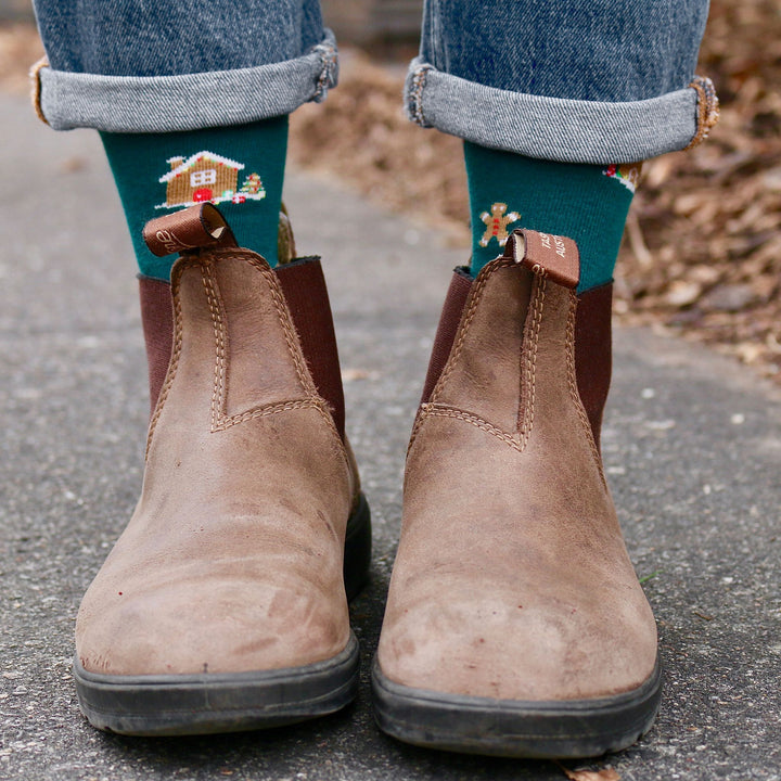 Friday Sock Co. - Women's Gingerbread Cookie Mismatched Socks